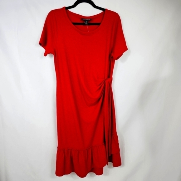 A Pea in the Pod Red Midi Dress - Picture 1 of 11